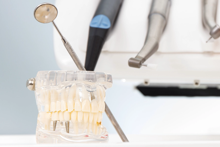 Contact Seibert Complete Dentistry. Woman at front desk of cincinnati office.